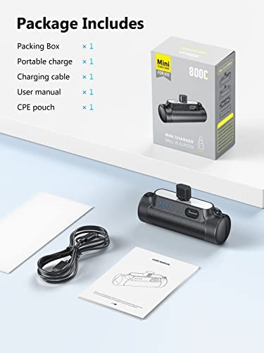 Amazon.com: Abnoys Portable-Charger-Power-Bank - 8000mAh Mini Power Bank Ultra Compact Portable Phon