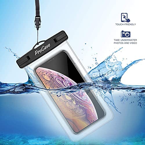 Amazon.com: ProCase Universal Waterproof Pouch up to 7", Cellphone Dry Bag Underwater Case for iPhon