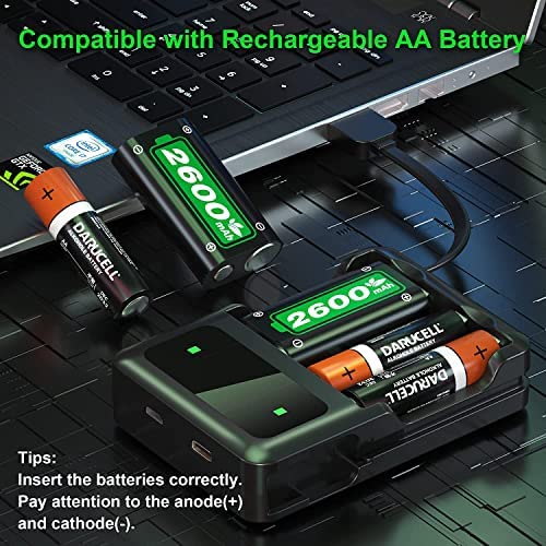 Amazon.com: SWANPOW Fast Charging 2 x 2600mAh Xbox Controller Battery Pack with Charger for Xbox One