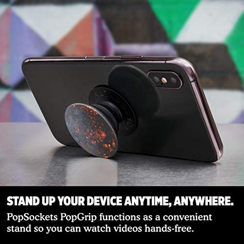 PopSockets: Phone Grip with Expanding Kickstand, Pop Socket for Phone - Dark Star