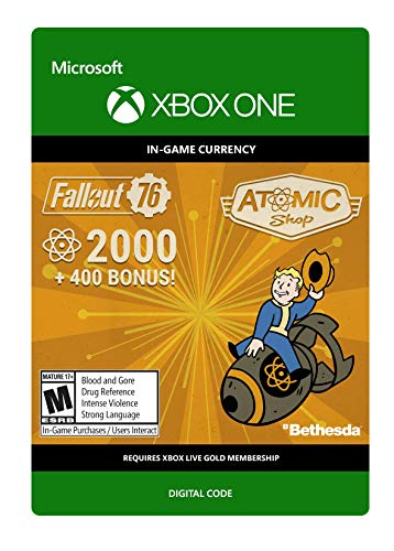 Amazon.com: Fallout 76: 2000 (+400 Bonus) Atoms - Xbox One [Digital Code] : Video Games