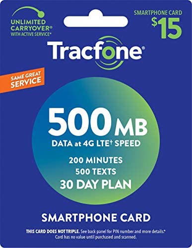 Amazon.com: TracFone Smartphone Only Plan - 30 Days / 200 Minutes / 500 Text / 200MB Data : Cell Pho