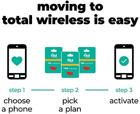 Amazon.com: Total Wireless $25 Unlimited Talk,Text,Data(1GB High–Speed)[Physical Delivery] : Cell Ph