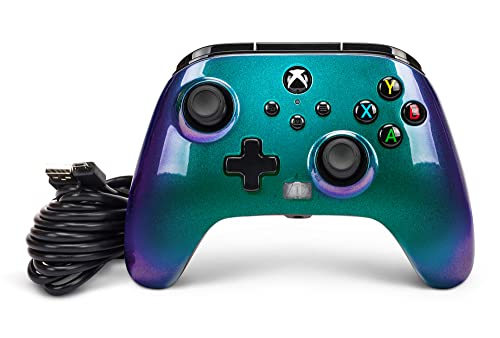 Amazon.com: PowerA Enhanced Wired Controller for Xbox Series X|S - Aurora Borealis, gamepad, video g