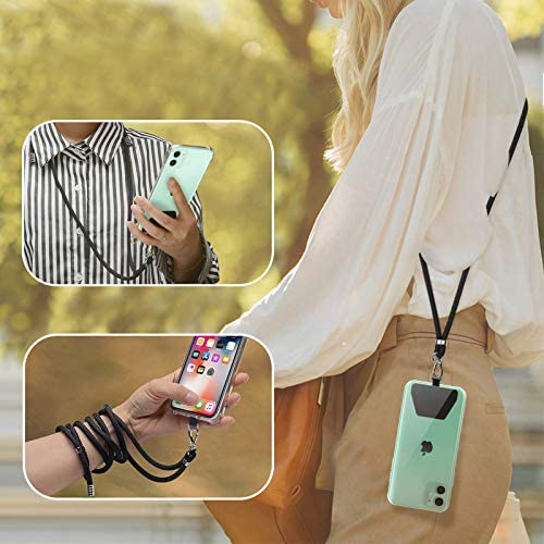 takyu Phone Lanyard, Universal Cell Phone Lanyard with Adjustable Nylon Neck Strap, Phone Tether Saf