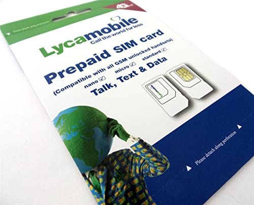 Amazon.com: Lycamobile Triple Punch Standard, Micro and Nano All in One SIM Card : Cell Phones &