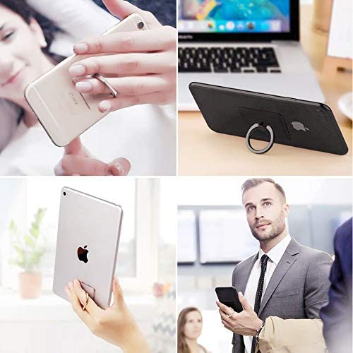 Amazon.com: Cell Phone Ring Holder Stand Transparent Finger Grip Loop 360 Degree Rotation Finger Rin