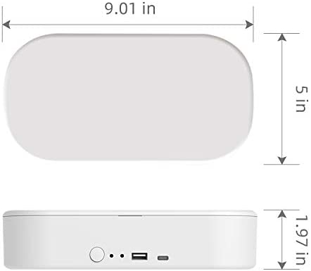 Amazon.com: TRONICMASTER UV Phone Sanitizer Box with Type-C Charging,UVC Lamp Phone Cleaner Box for