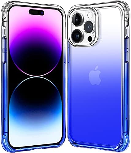 Amazon.com: Mkeke for iPhone 14 Pro Case Blue, [Military Grade Protection] [Not Yellowing] Shockproo