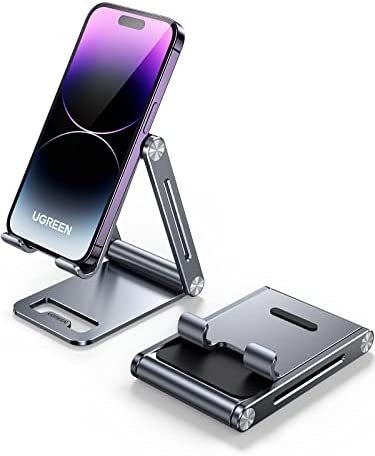 Amazon.com: UGREEN Adjustable Phone Stand, Portable Cell Phone Stand for Desk, Aluminum Metal Phone