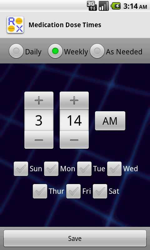 RX Pal Plus - Medication Reminders/Alerts, Refills, Inventory, History, As Needed Meds, Snooze Alarm