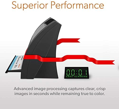 Ambir nScan 690gt High-Speed Vertical Card Scanner for Windows PC
