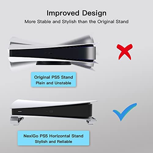 Amazon.com: NexiGo PS5 Accessories Horizontal Stand, [Minimalist Design], PS5 Base Stand, Compatible