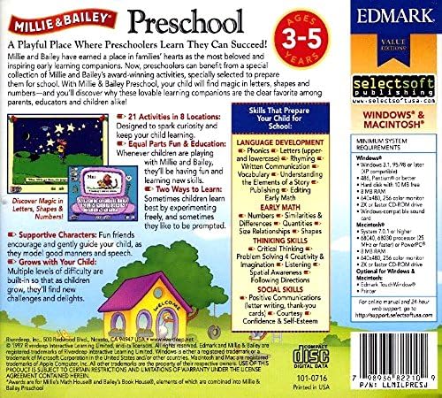 Amazon.com: Millie & Bailey Preschool