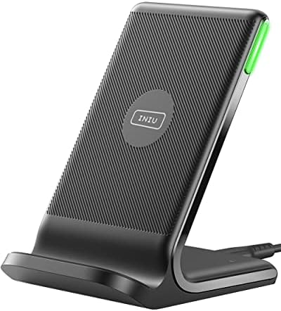 Amazon.com: INIU Wireless Charger, 15W Fast Wireless Charging Station with Sleep-Friendly Adaptive L