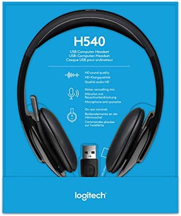Amazon.com: Logitech High-performance USB Headset H540 for Windows and Mac, Skype Certified : Electr