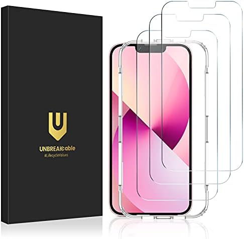 Amazon.com: UNBREAKcable 3-Pack Screen Protector for iPhone 14/ iPhone 13/13 Pro, Double Shatterproo