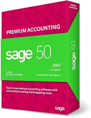 Amazon.com: Sage Software Sage 50 Premium Accounting 2021 U.S. 1-User Small Business Accounting Soft