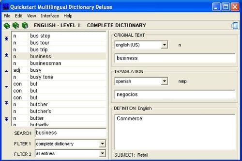 Amazon.com: Quickstart: Multilingual Dictionary Deluxe [Download] : Software