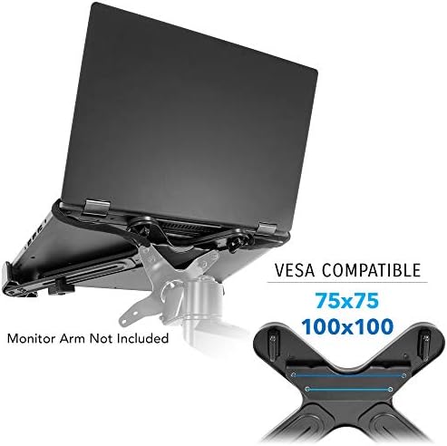 Amazon.com: Mount-It! VESA Laptop Tray [11"-17" Computers] Clamp On Notebook Holder Arm for VESA Com