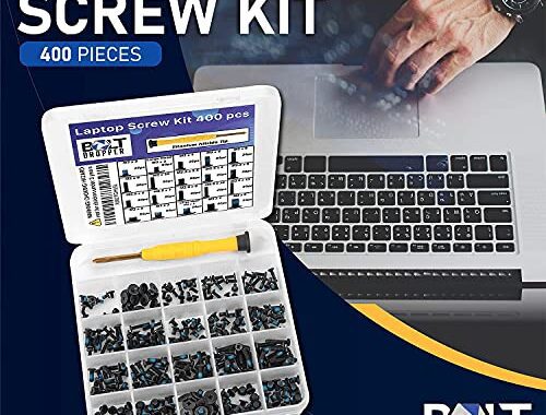 Amazon.com: BOLT DROPPER 400pcs Laptop Screws w/Blue Nylok (20 Sizes) Titanium Nitride Screw Driver,