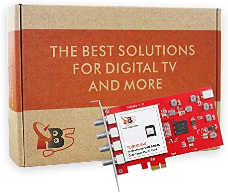 TBS6909X DVB-S/ S2/ S2X 8 Tuner PCI Express Digital Satellite TV Card for Live TV