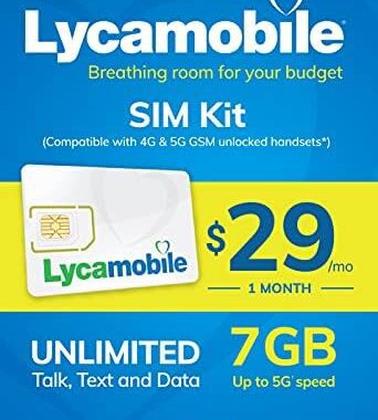 Lycamobile $29 Unlimited Plan with 75 Plus Countries