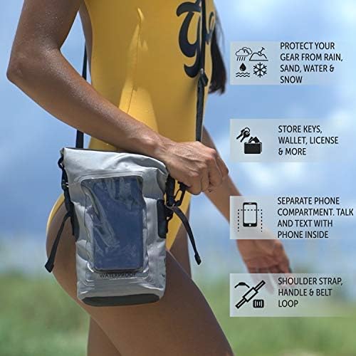 Amazon.com: geckobrands Waterproof Phone Tote Dry Bag Waterproof Case, Artic geckoflage - Works with