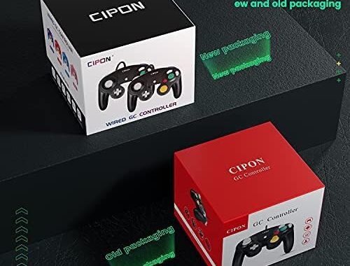 Amazon.com: Cipon Gamecube Controller, Wired Controller Gamepad Compatible with Nintendo Wii/GameCub