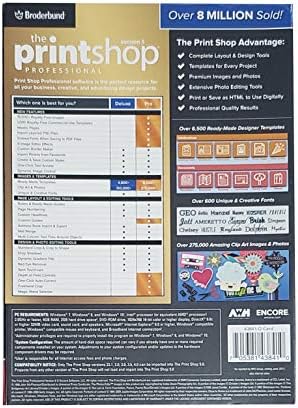 Amazon.com: The Print Shop Professional Version 5 - Windows PC DVD-ROM with Digital Download