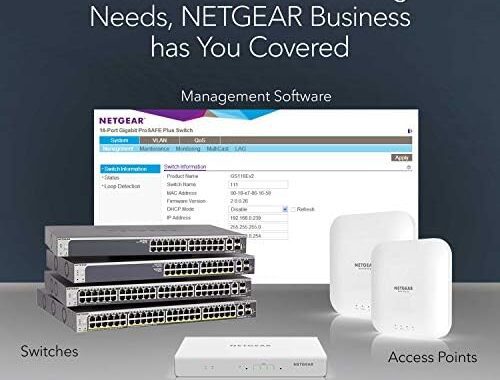Amazon.com: NETGEAR 8-Port PoE Gigabit Ethernet Plus Switch (GS108PEv3) - Managed, with 4 x PoE @ 53