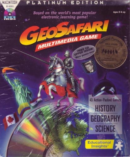Amazon.com: GeoSafari Multimedia Game Platinum Edition - History, Geography, Science (Macintosh edit