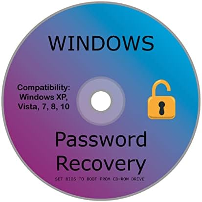 Amazon.com: Windows password recovery CD, Supports XP, Vista, 7, 10 Reset password tool