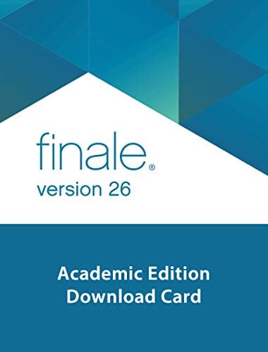 Amazon.com: Makemusic Finale 26 Academic Edition Music Notation Software Download Card