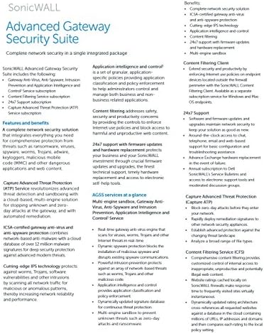 Amazon.com: SonicWall TZ400 2YR Capture Adv Threat Prot 01-SSC-1446