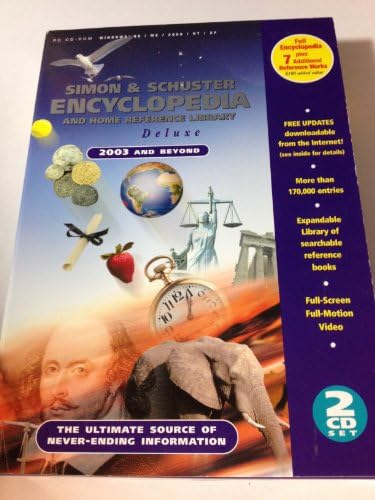 Amazon.com: Simon & Schuster Encyclopedia and Home Reference Library Deluxe 2003 and Beyond