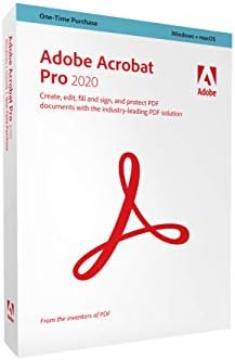 Amazon.com: Adobe Acrobat Pro 2020 | PC/Mac Disc : Everything Else
