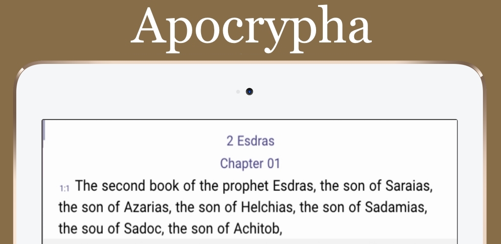NO ADS! Apocrypha / Deuterocanonical PRO: Bible's Lost Books, King James Version KJV (Easy-to-use An