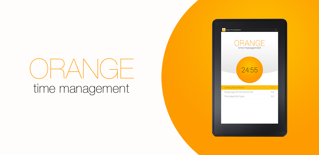 ORANGE Time Management - based on Pomodoro Technique
