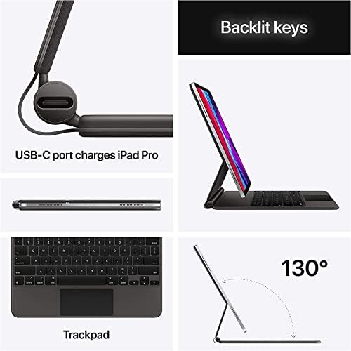 Amazon.com: Magic Keyboard for 12.9-inch iPad Pro (4th Generation) - US English (Renewed) : Electron