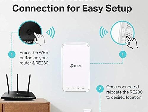 Amazon.com: Certified Refurbished TP-Link RE230 AC750 WiFi Extender, Up to 1200 Sq.ft Dual Band WiFi