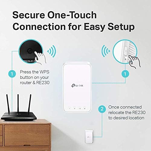 Amazon.com: Certified Refurbished TP-Link RE230 AC750 WiFi Extender, Up to 1200 Sq.ft Dual Band WiFi