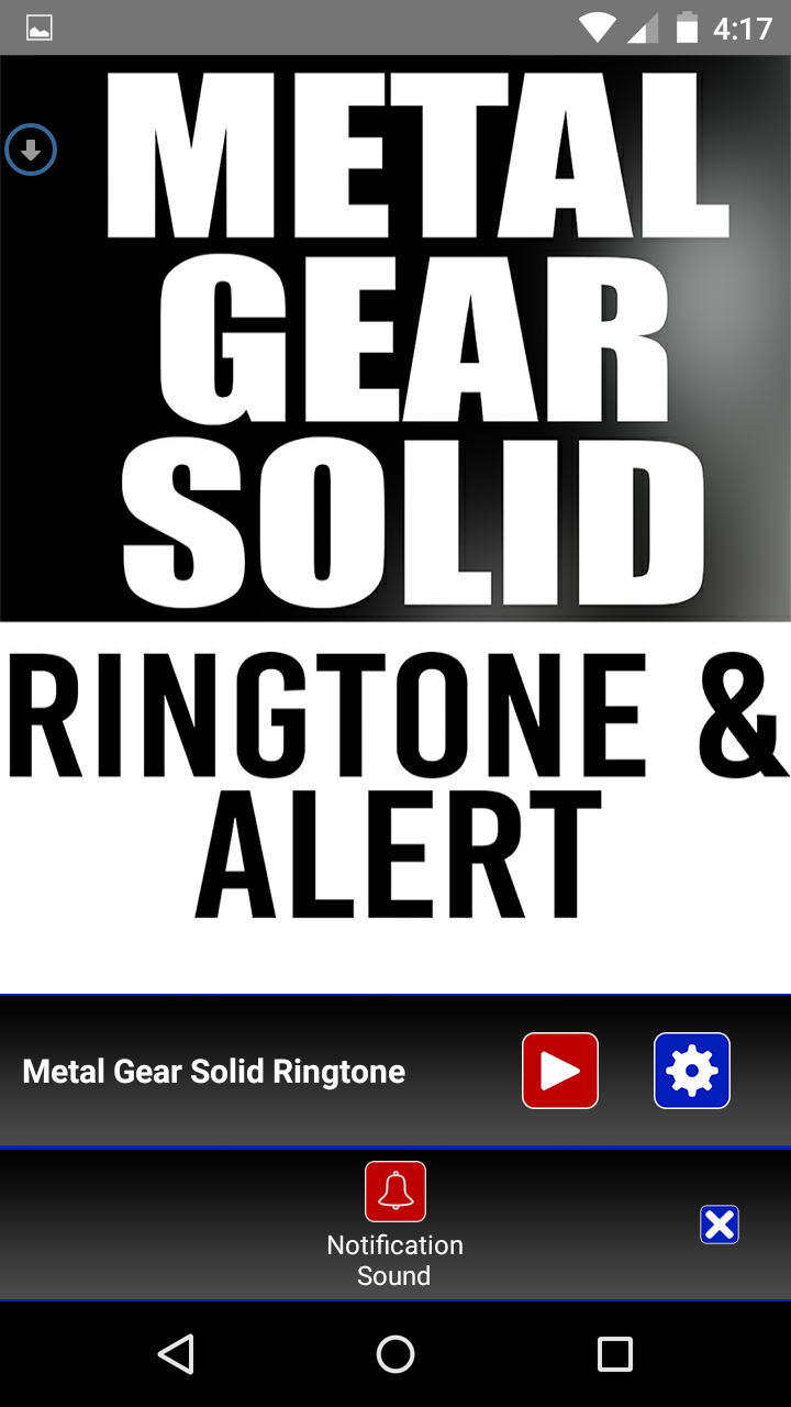 Metal Gear Solid Ringtone and Alert