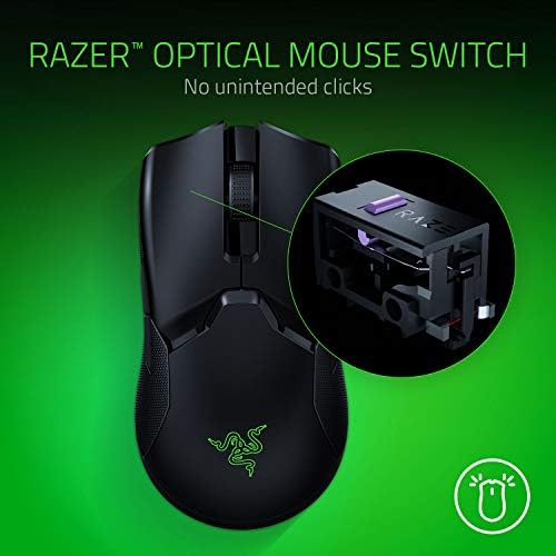 Amazon.com: Razer Viper Ultimate Hyperspeed Lightweight Wireless Gaming Mouse & RGB Charging Doc